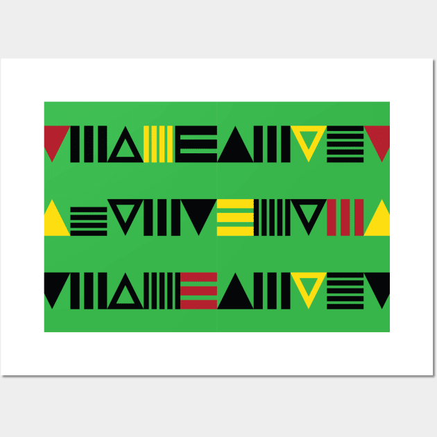 African pattern 4 Wall Art by Krobilad